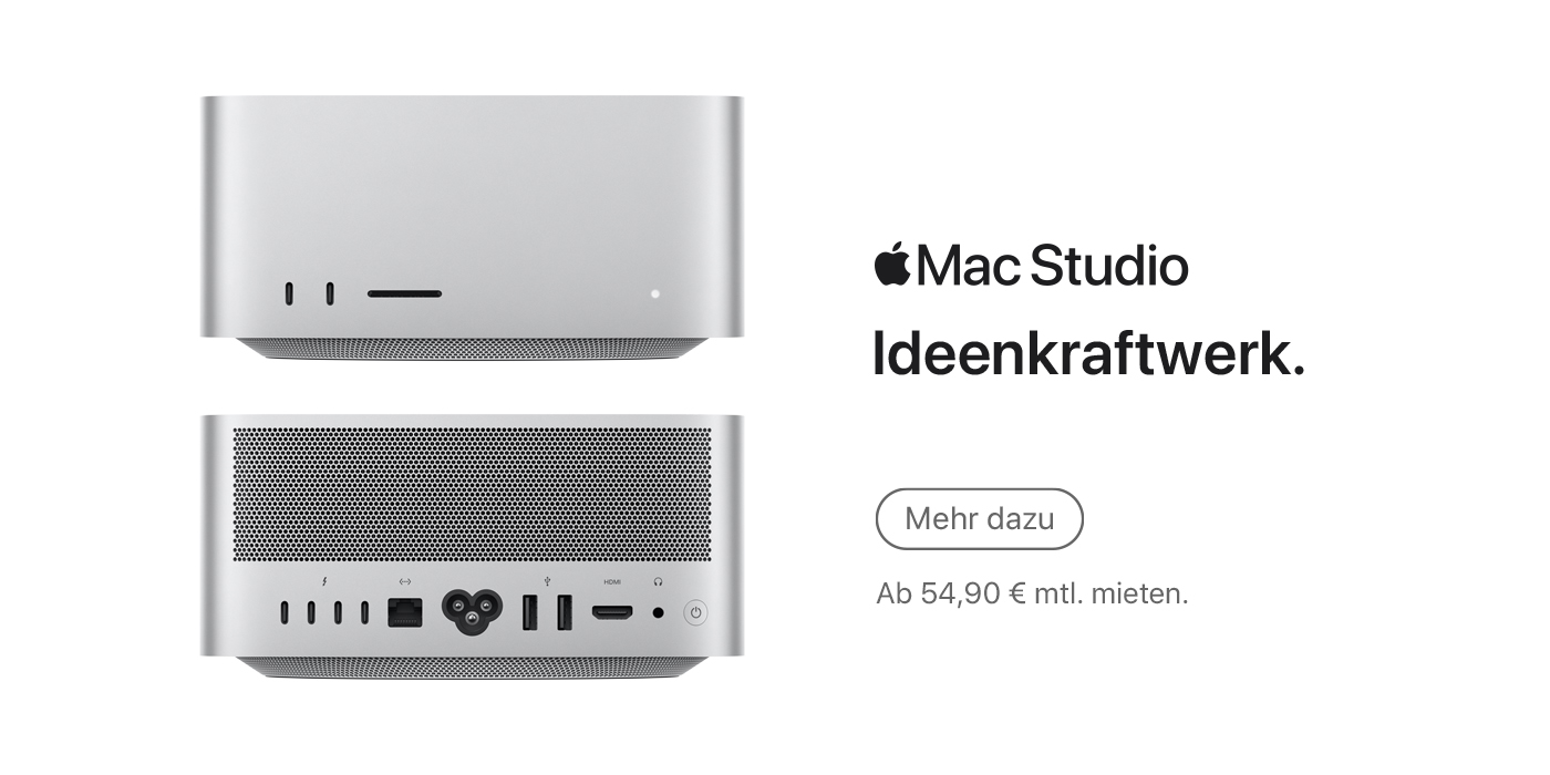 Der neue Mac Studio.